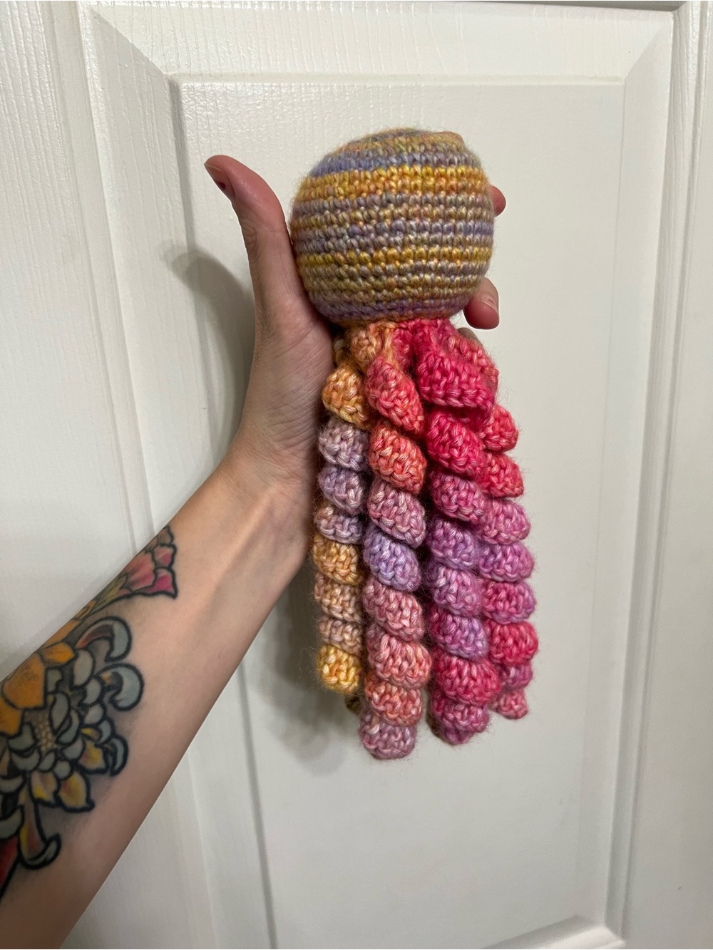 Colorful Crocheted Octopus 🐙 - Picture 6 of 9